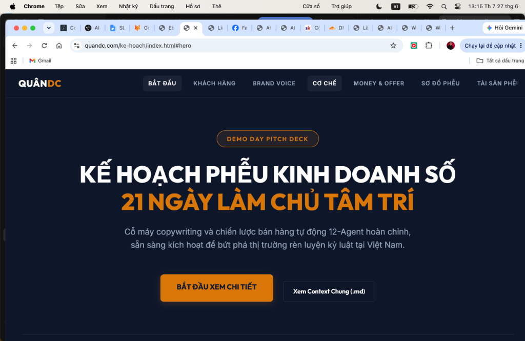 Phễu kinh doanh 21 ngày